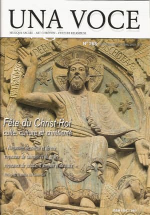 UNA VOCE (France) n°268, septembre-octobre 2009