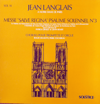 JEAN LANGLAIS à Notre-Dame de Paris