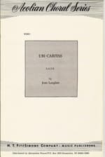 Ubi Caritas, for SATB and organ