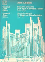 Deuxième Concerto for organ and strings
