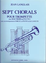 Sept Chorals for trumpet (or oboe or flute) and organ, piano or harpsichord
