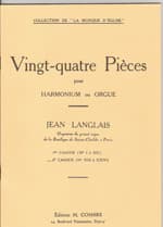 Vingt-Quatre Pièces pour harmonium ou orgue