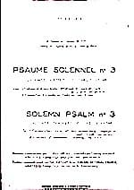 Psaume Solennel n°3, "Laudate Dominum de caelis" (n°148)