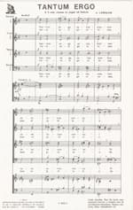 "Tantum ergo" for 8 mixed voices a capella  (organ ad libitum)