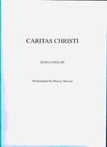 Caritas Christi for SATB and organ or orchestra