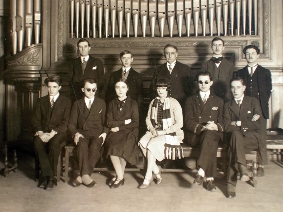 La classe d'orgue de Marcel Dupré au Conservatoire en 1929-1930