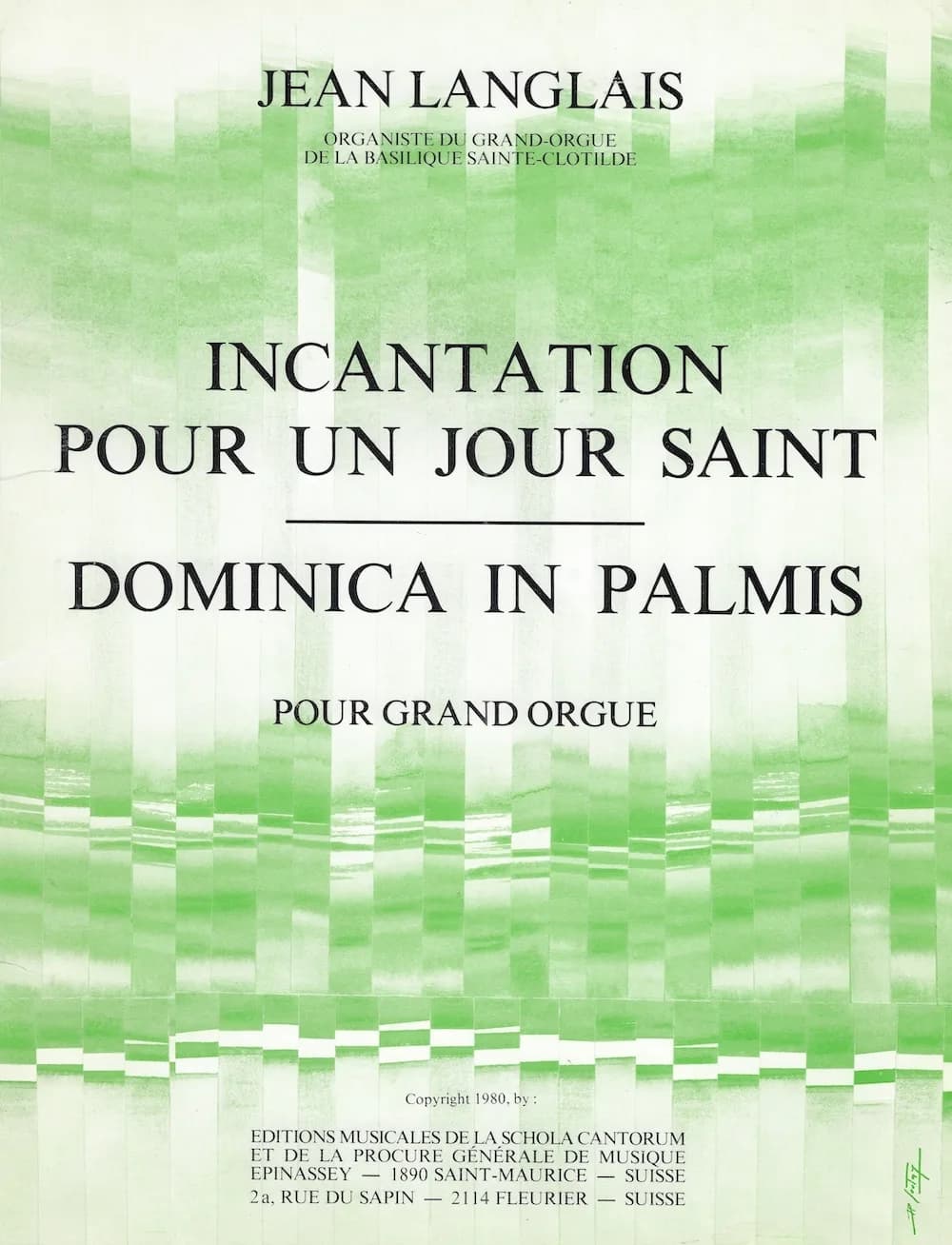 Incantation pour un jour Saint