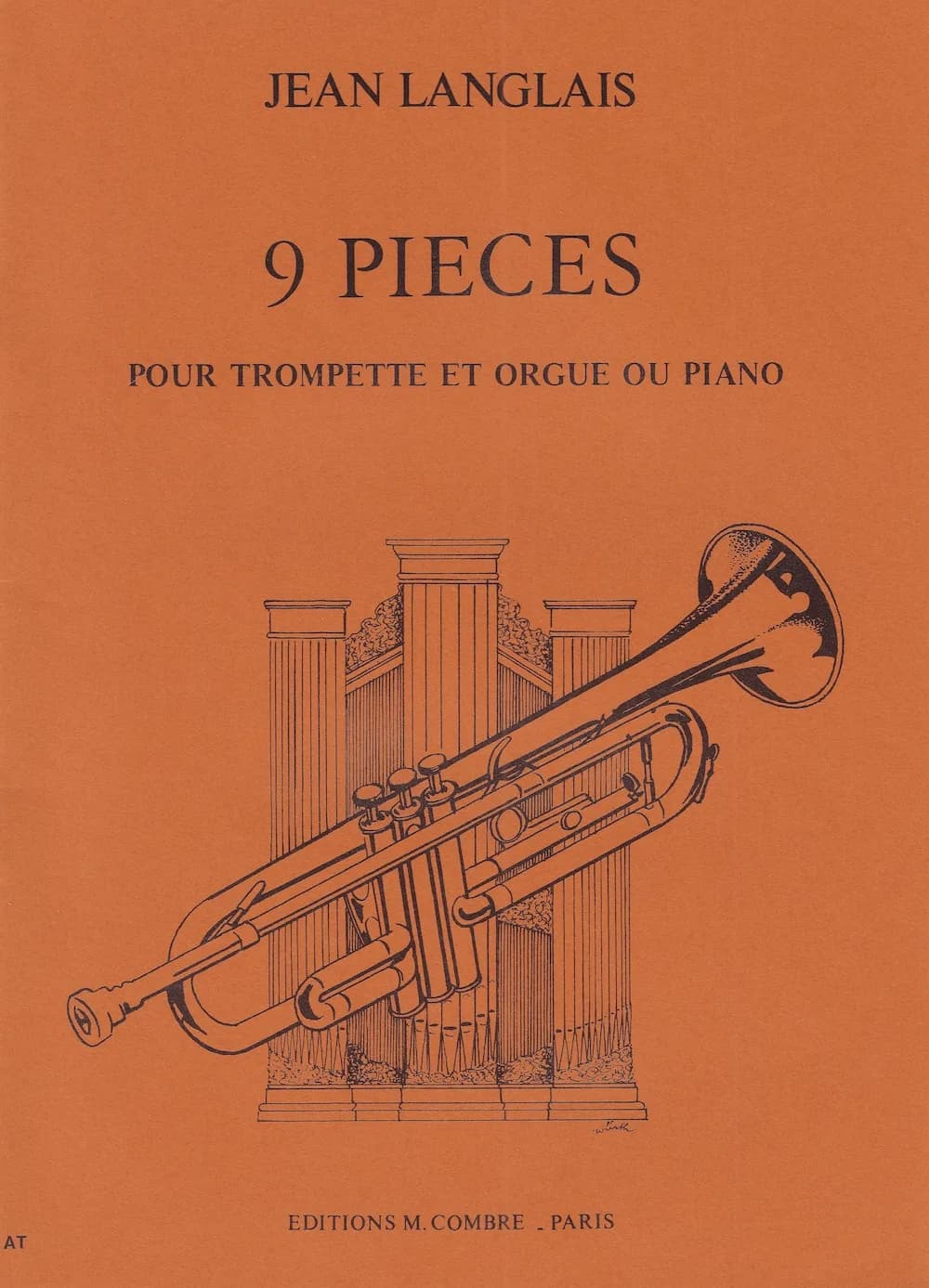 Neuf Pièces for trumpet and organ or piano
