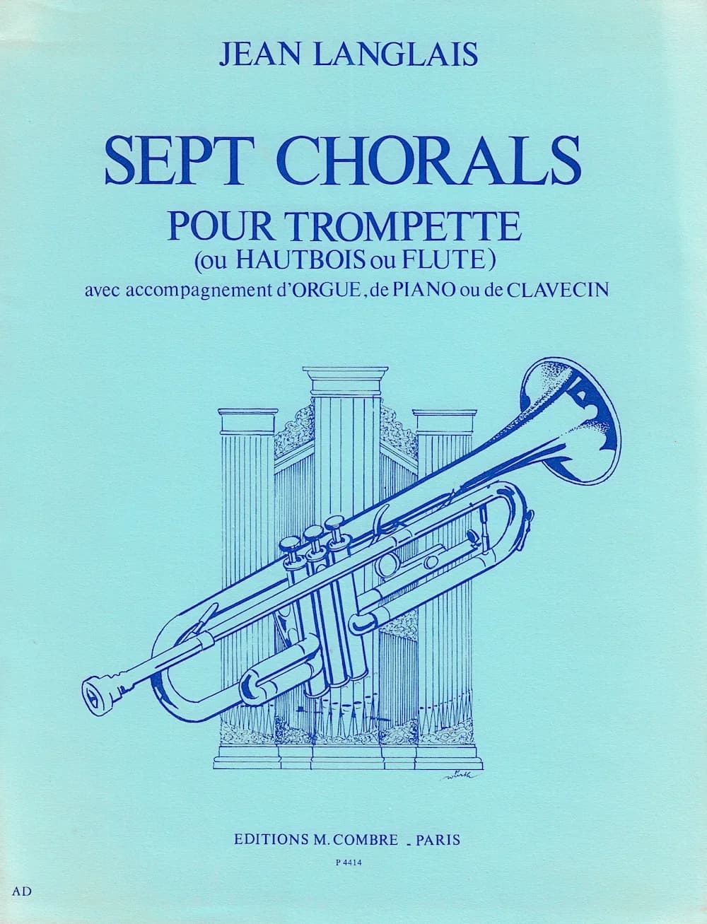 Sept Chorals pour trompette (ou hautbois ou flûte) et orgue, ou piano ou clavecin